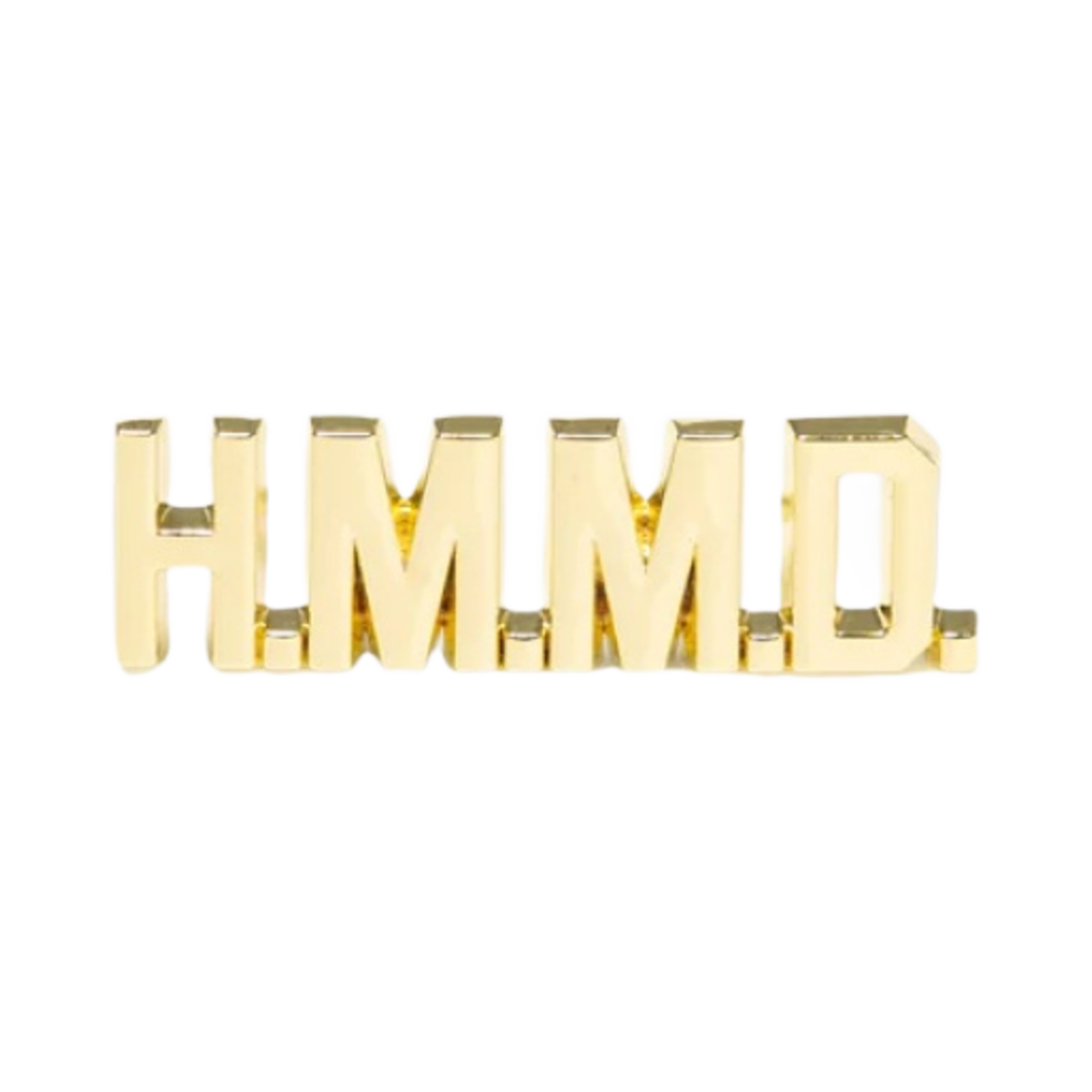 휴먼 메이드 HM 로고 핀 골드(Human Made HM Logo Pins Gold) - 1