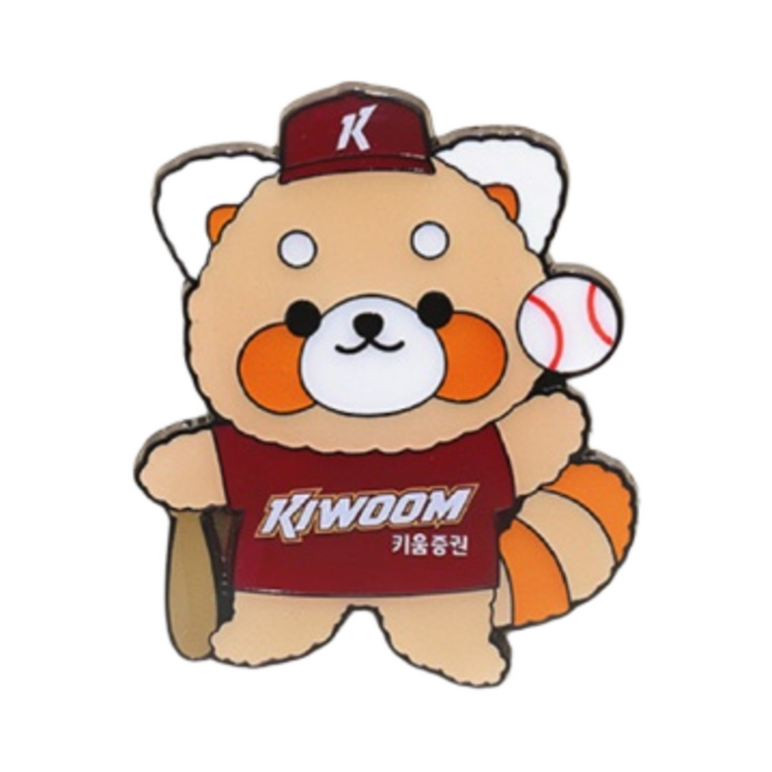 레시앤프렌즈 x 한국 프로야구 최강레시 메탈 배지 키움 히어로즈(Lessey & Friends x KBO The Strongest Lessey Metal Badge Kiwoom Heroes)