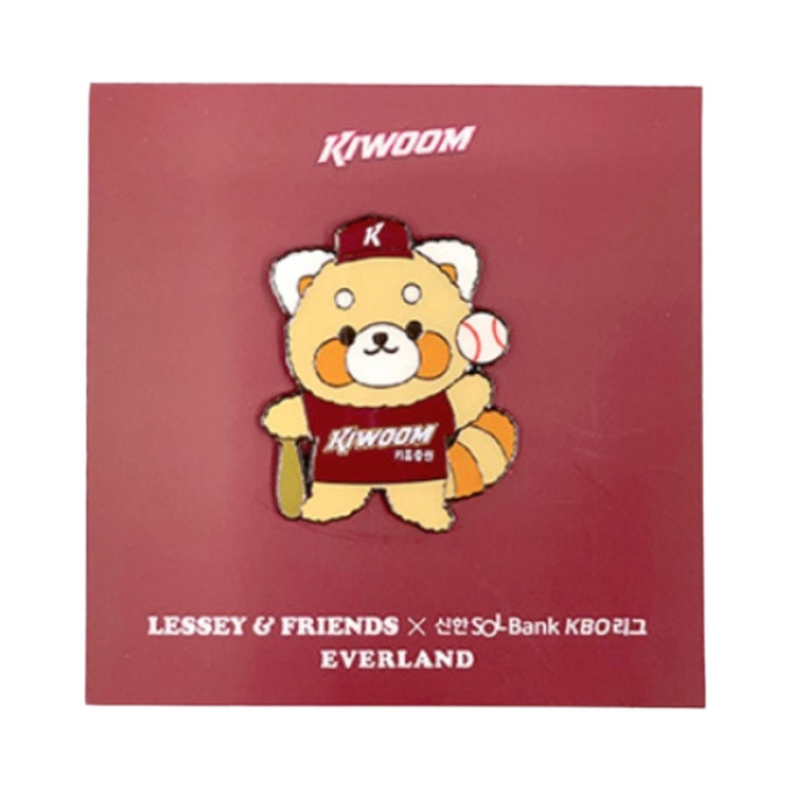 레시앤프렌즈 x 한국 프로야구 최강레시 메탈 배지 키움 히어로즈(Lessey & Friends x KBO The Strongest Lessey Metal Badge Kiwoom Heroes) - 2