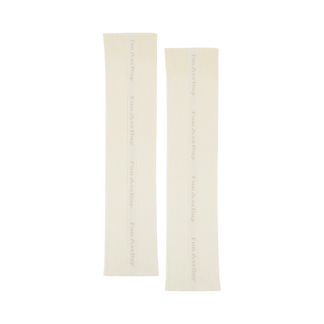 S27435 FAD Jacquard Leg Wammer Ivory