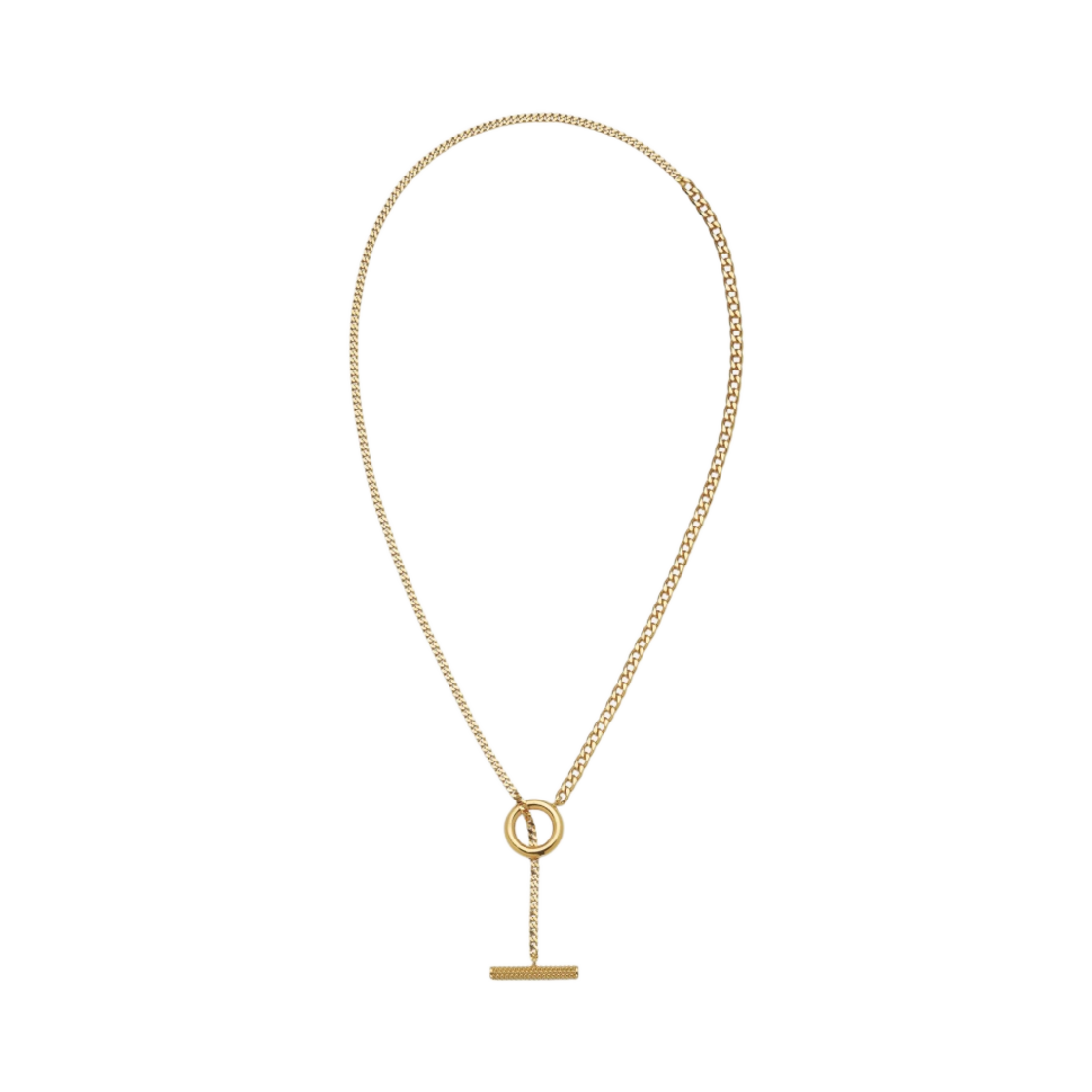 보테가 베네타 인트레치오 네클리스 옐로우 골드(Bottega Veneta Intreccio Necklace Yellow Gold) - 1