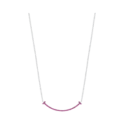 Tiffany & Co. T Smile Pendant White Gold