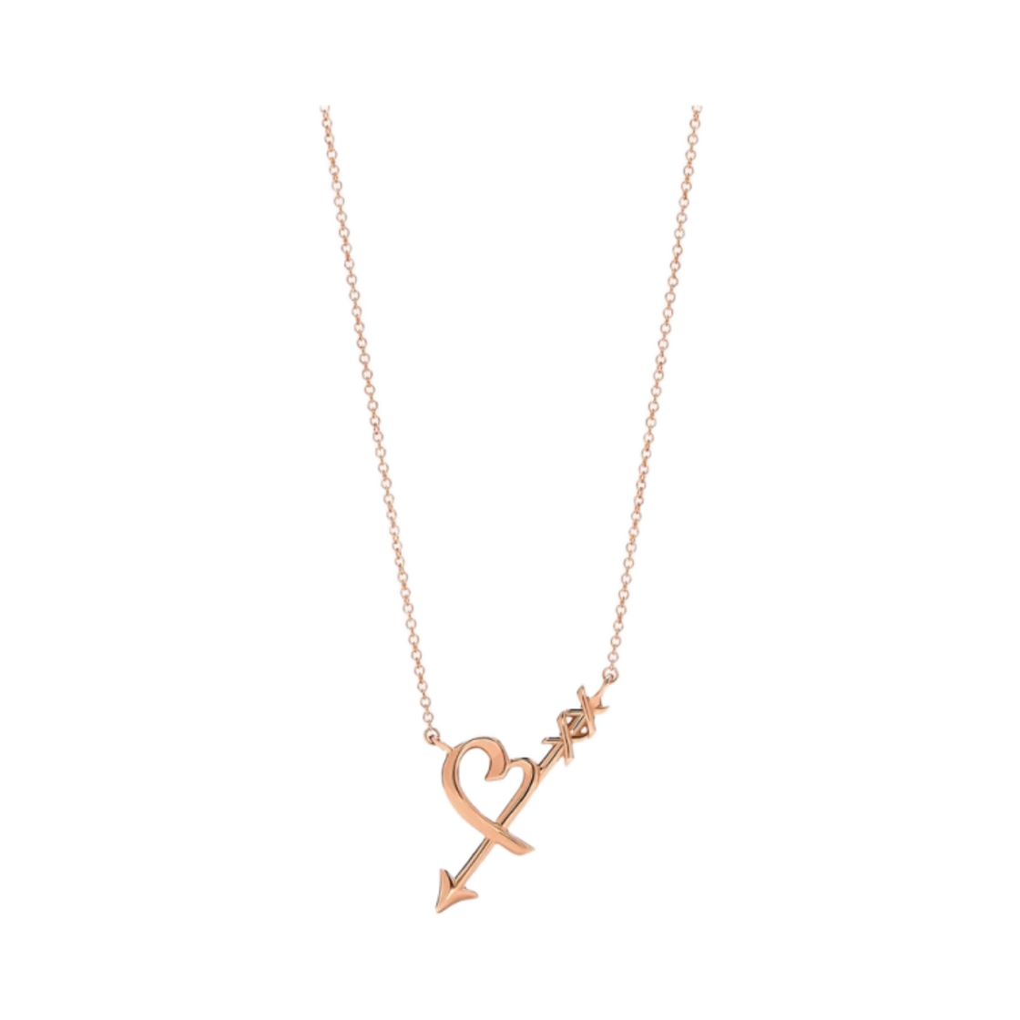 60021553 Tiffany & Co. Paloma's Graffiti Heart & Arrow Pendant Rose Gold