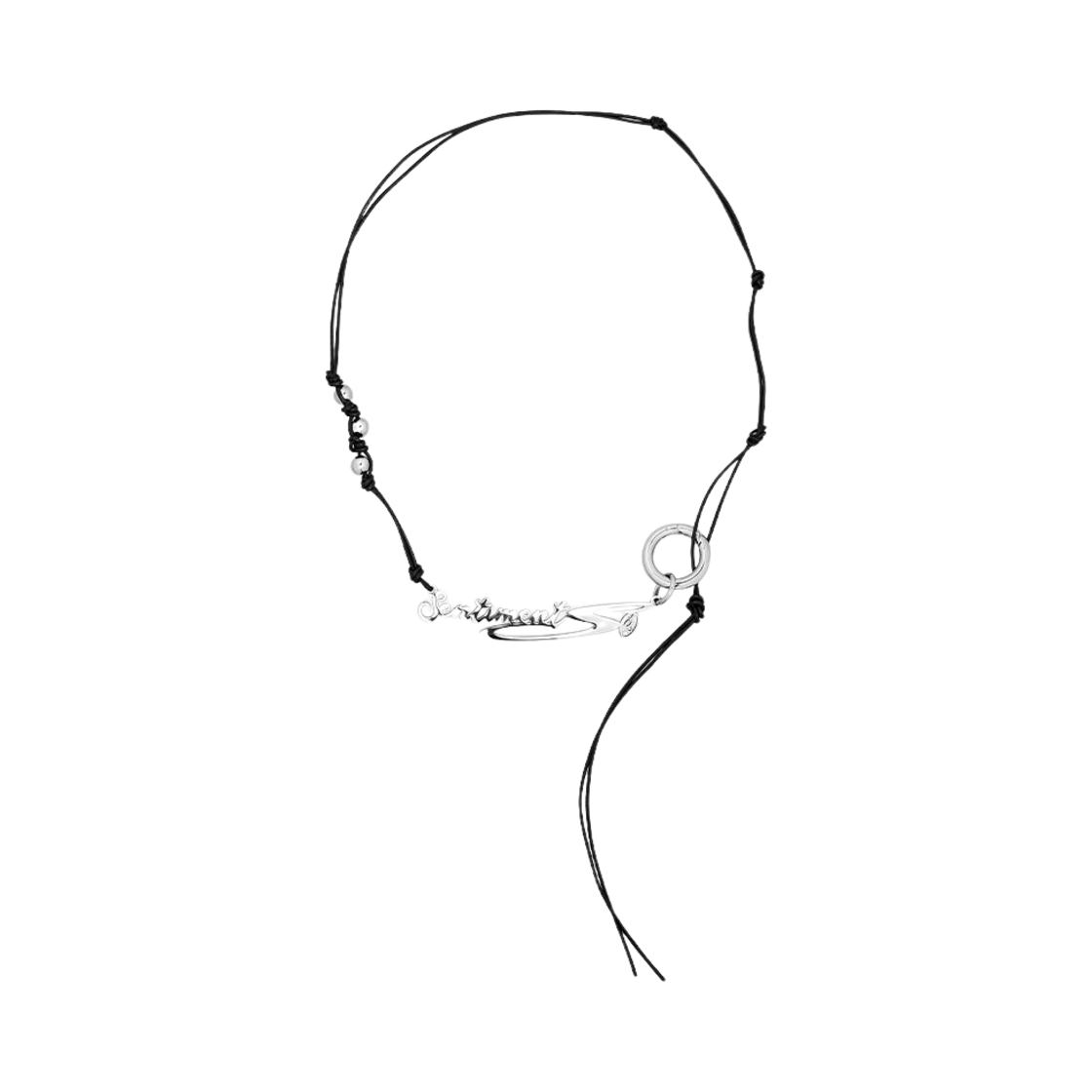 센티멍 넘버 449 네크리스 실버