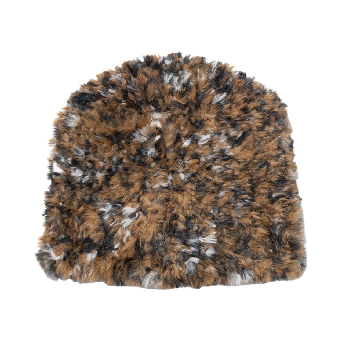 밀로 우먼 퍼 니트 버킷 햇 브라운