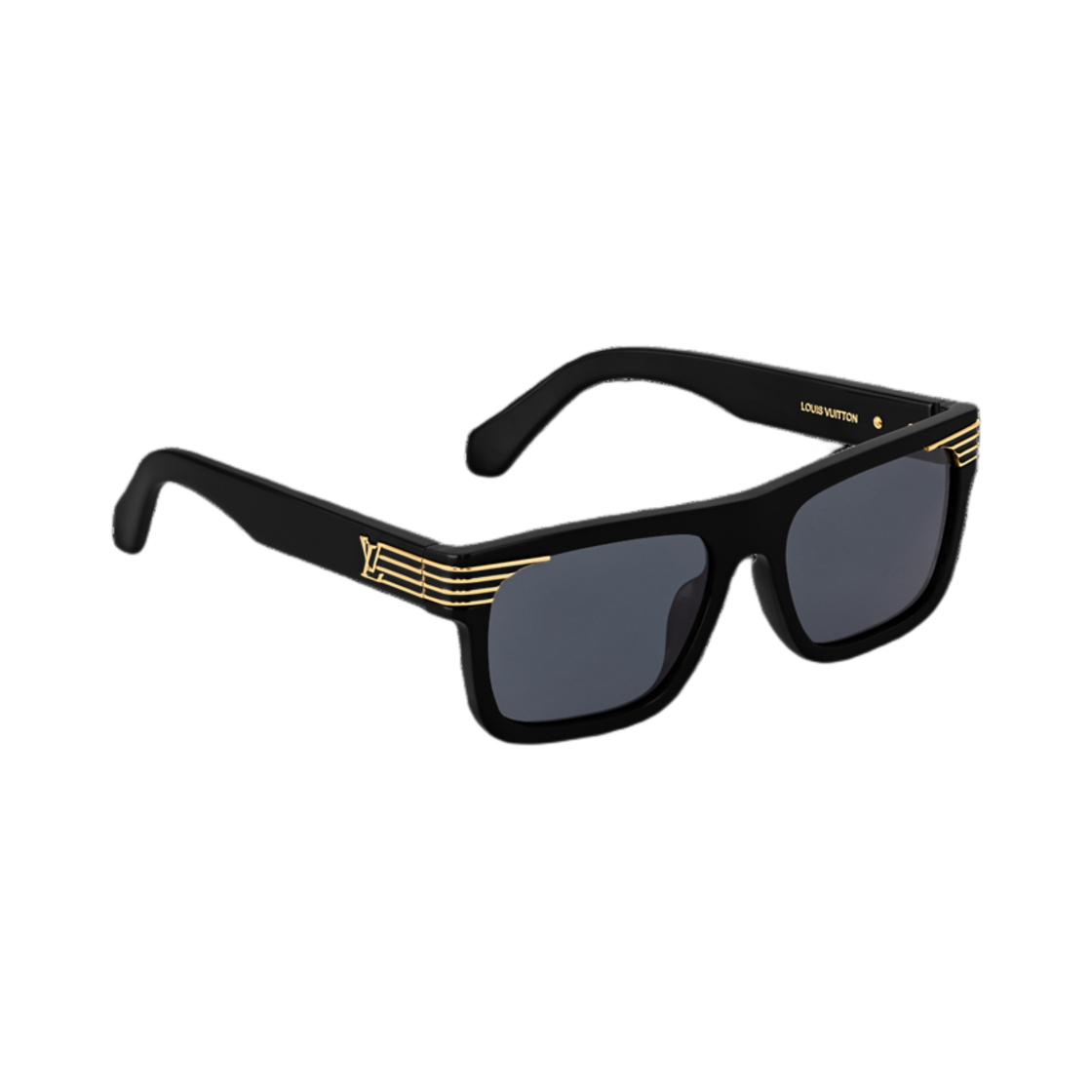 루이비통 LV 슬라이드 스퀘어 선글라스 블랙(Louis Vuitton LV Slide Square Sunglasses Black) - 3