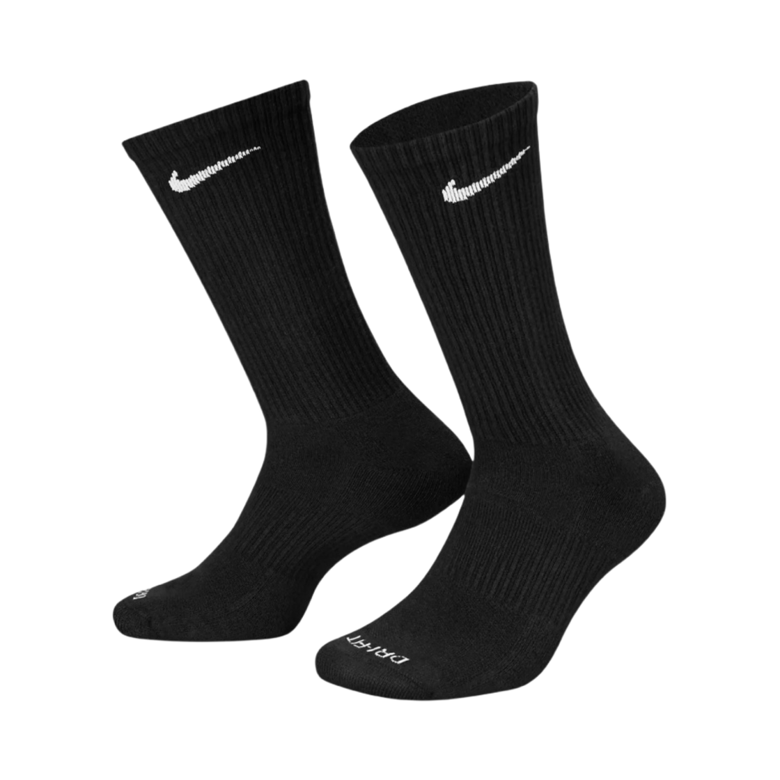 나이키 에브리데이 쿠션드 트레이닝 크루 삭스 블랙 (6개입/국내 정식 발매 제품)(Nike Everyday Cushioned Training Crew Socks Black (6 Pack/Korean Ver.))