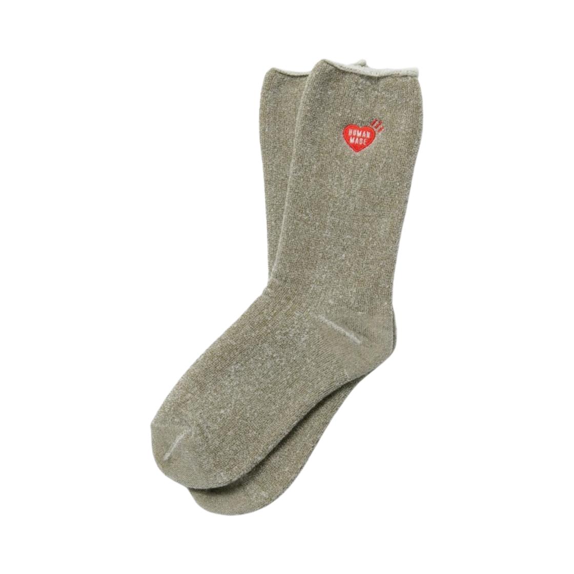 휴먼 메이드 플레이팅 파일 삭스 올리브 드랩(Human Made Plating Pile Socks Olive Drab) - 1
