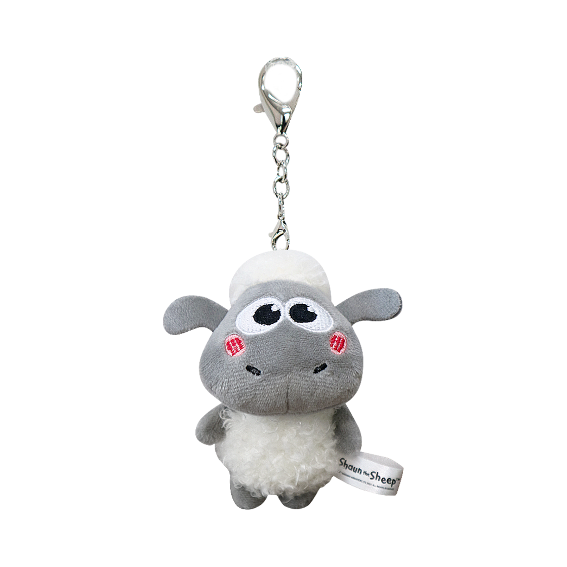 베이비 숀더쉽 그레이 키링 인형 8cm Dream C&C Baby Shaun The Sheep Keyring Plush Gray 8cm