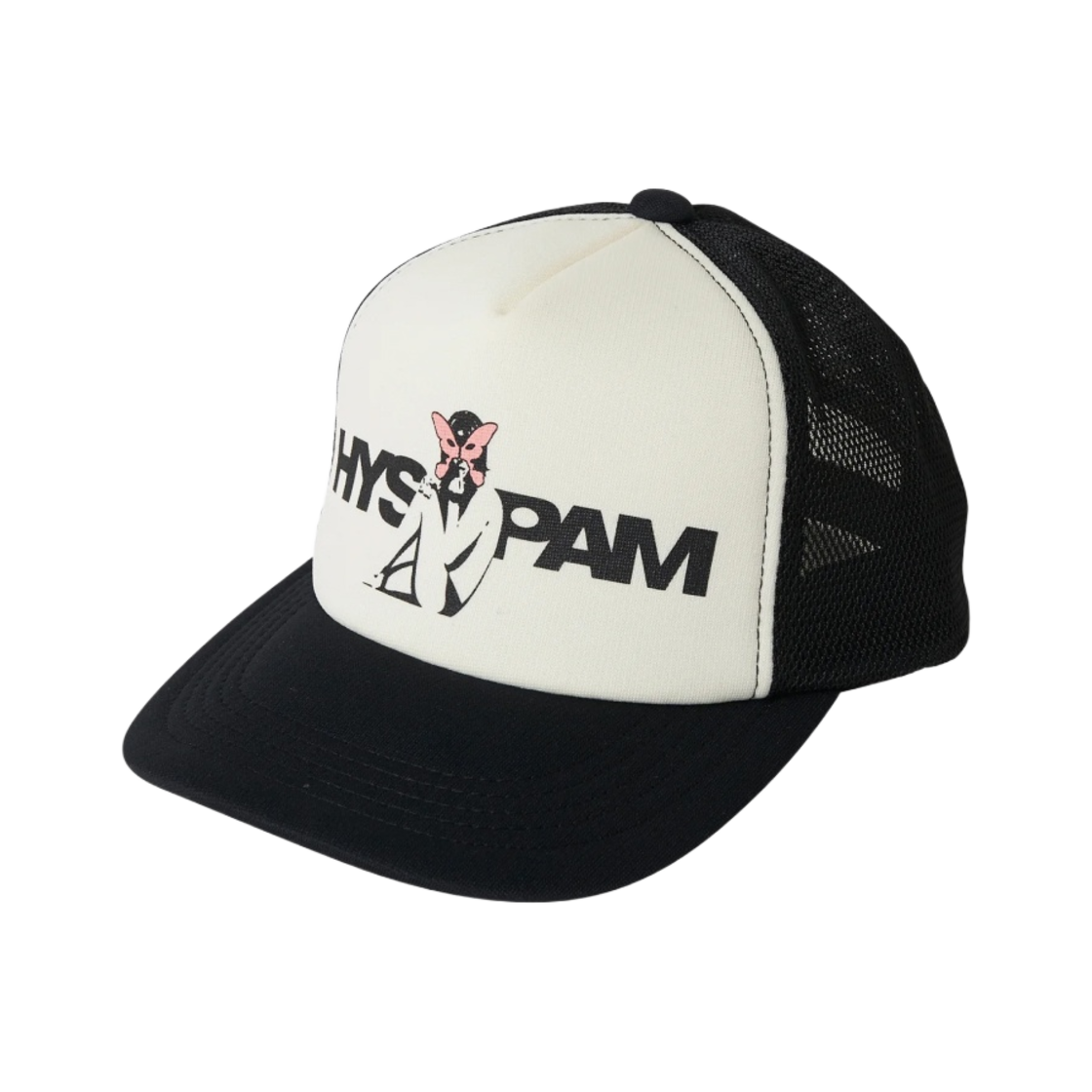 히스테릭 글래머 x P.A.M 에일리언 걸 메쉬 캡 블랙