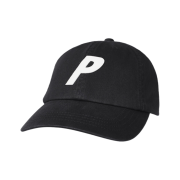 Palace P 6-Panel Cap Black - 24SS