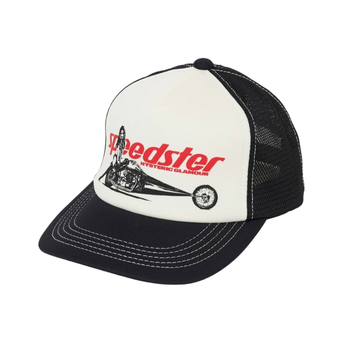 히스테릭 글래머 스피드스터 메쉬 캡 블랙(Hysteric Glamour Speedster Mesh Cap Black)