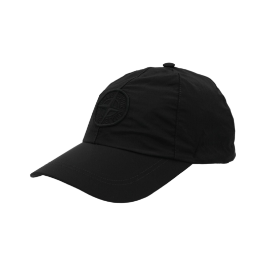 761599576-V0029 Stone Island 99576 Nylon Metal 6-Panel Cap Black - 22SS