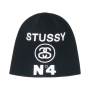 Stussy Skullcap Number 4 Black