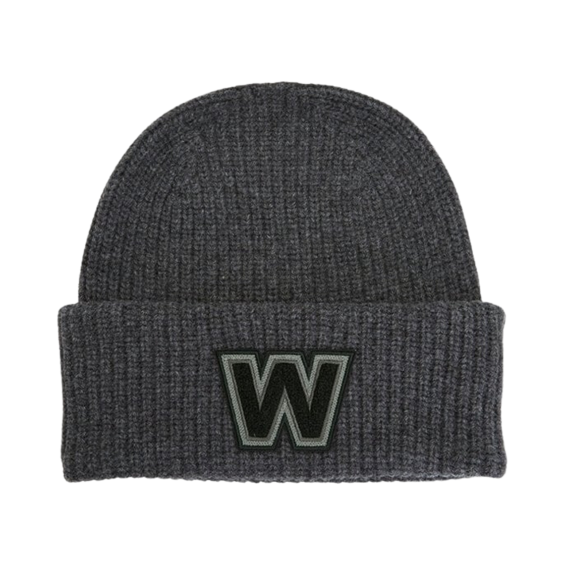 ALBEN-004 (W) Weekend Max Mara Alben Wool Yarn Beanie Charcoal