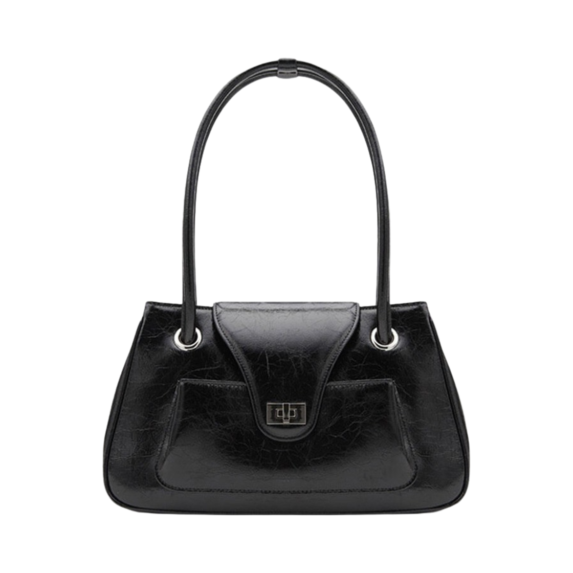 아포아 파오 롱 핸들 백 블랙