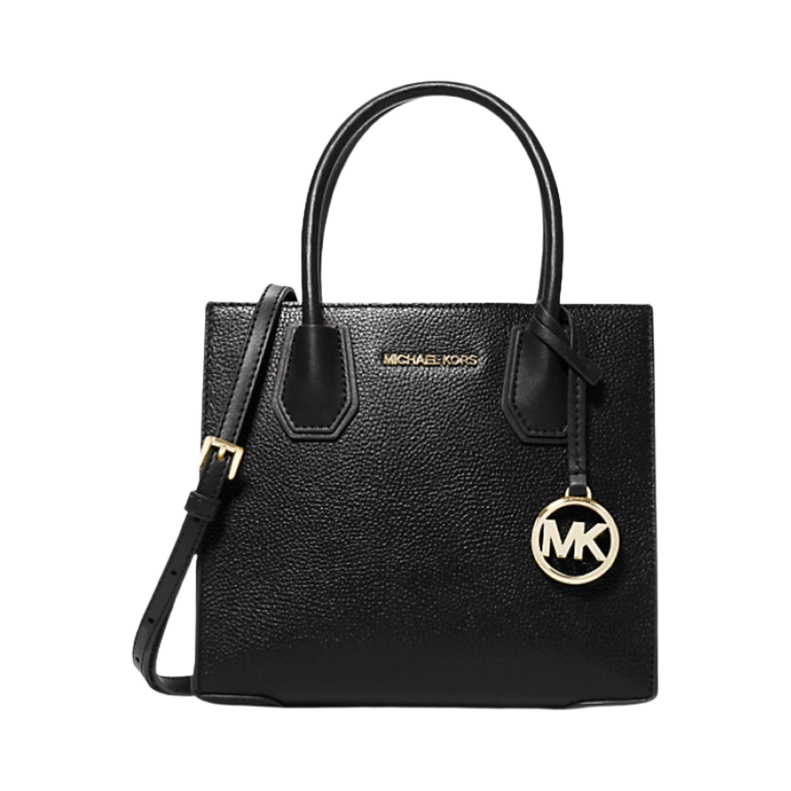 마이클 코어스 머서 미디움 페블 레더 크로스바디백 블랙(Michael Kors Mercer Medium Pebbled Leather Crossbody Bag Black) - 1