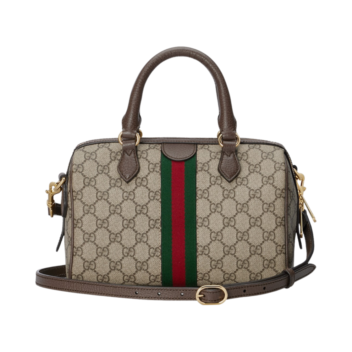 구찌 오피디아 GG 스몰 탑 핸들 백 베이지 에보니 캔버스(Gucci Ophidia GG Small Top Handle Bag Beige Ebony Canvas) - 3