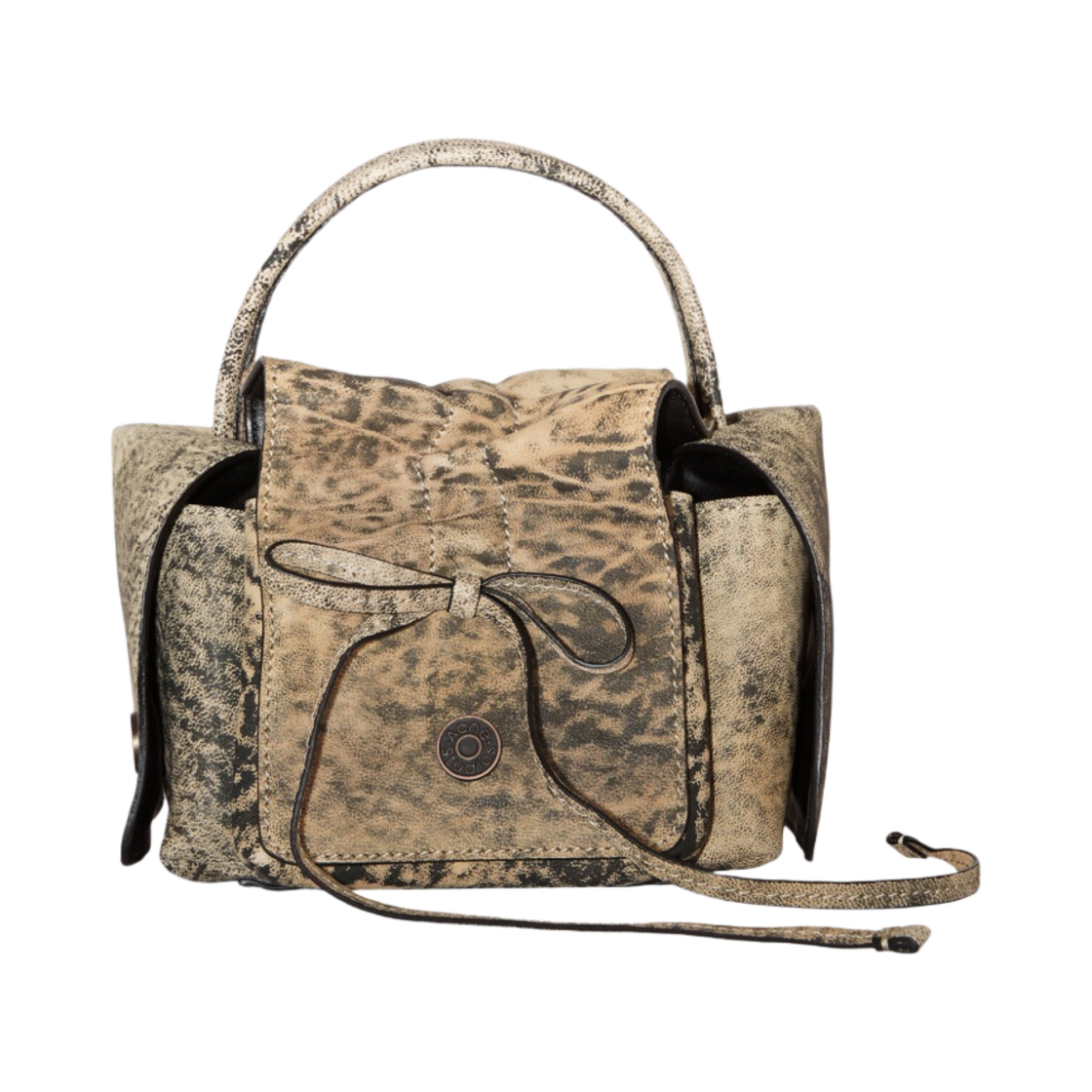 아크네 스튜디오 멀티포켓 미니백 베이지 그린(Acne Studios Multipocket Mini Bag Beige Green) - 1
