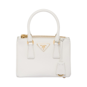 Prada Galleria Saffiano Leather Mini Bag White