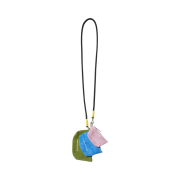 The Museum Visitor Multi Color Keyring Minibag - 23PS