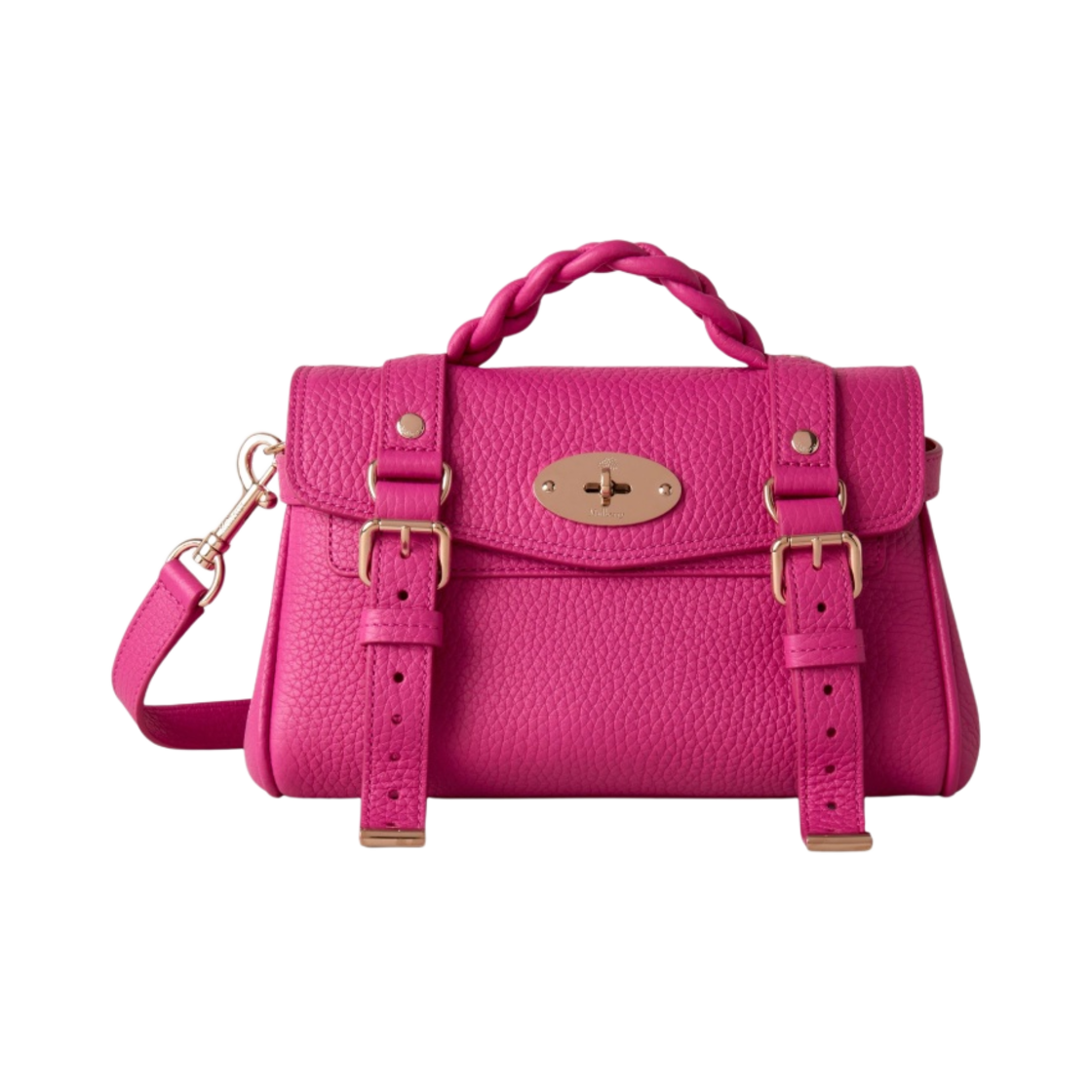멀버리 헤비 그레인 미니 알렉사 멀버리 핑크(Mulberry Heavy Grain Mini Alexa Mulberry Pink) - 1