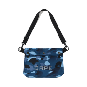 BAPE Gradation Camo Shoulder Bag Blue