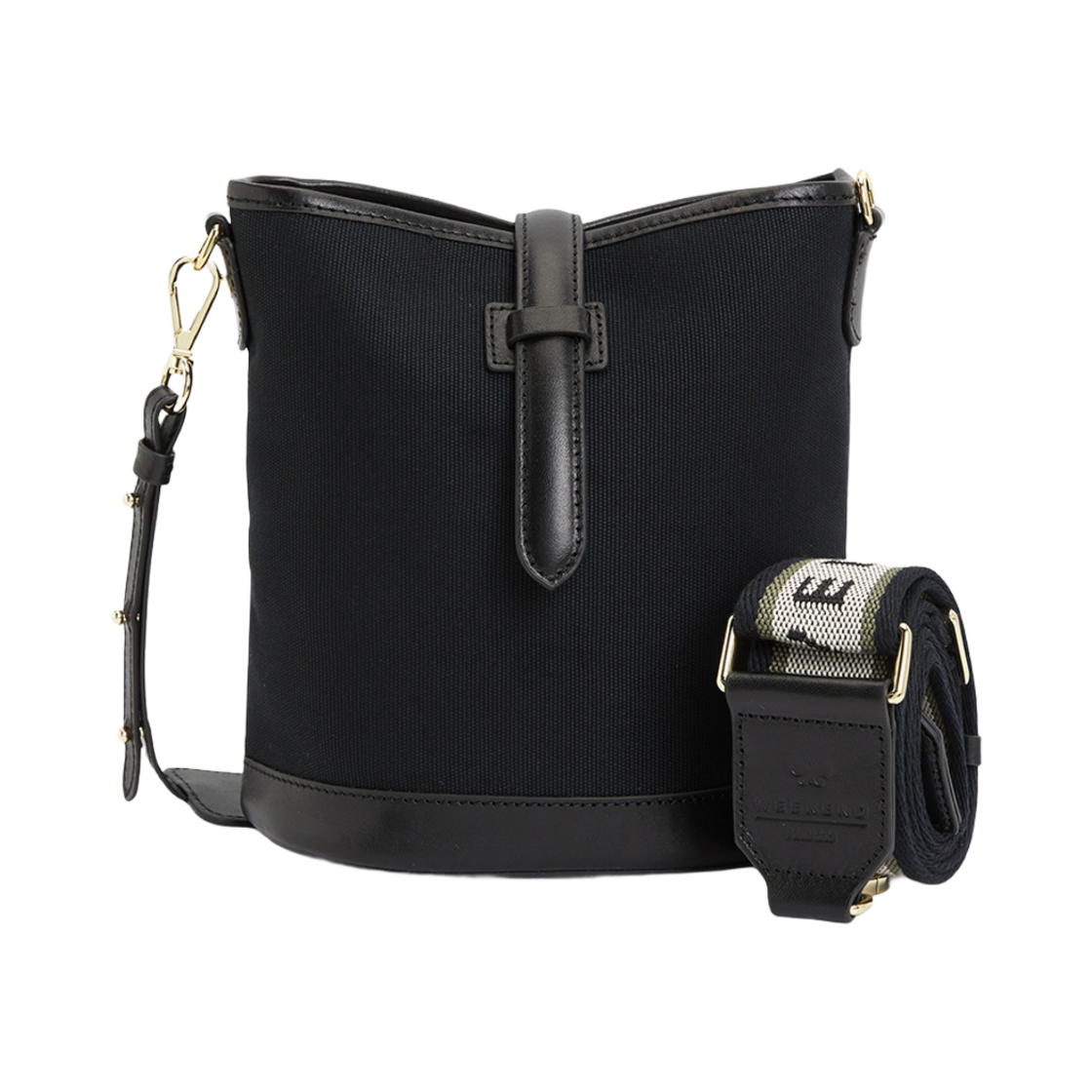 위켄드 막스마라 바사이오 버킷백 블랙(Weekend Max Mara Vasaio Bucket Bag Black)