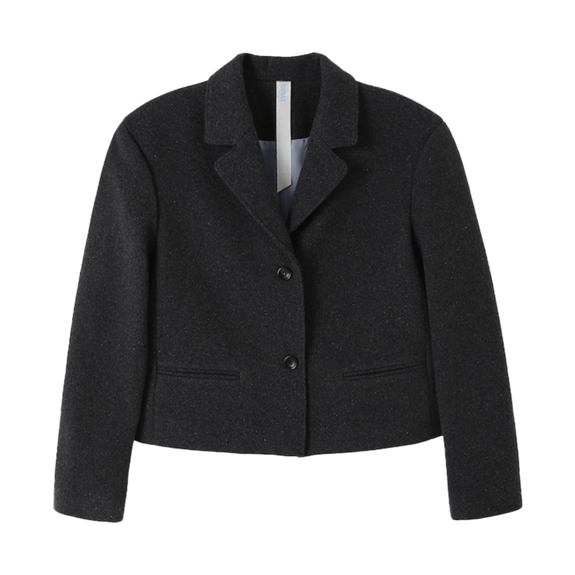 P0000BVW Tannat T/T Fluffy Crop Jacket Gray