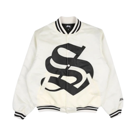 Stussy Stadium Jacket Gothic S Bone