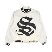 Stussy Stadium Jacket Gothic S Bone
