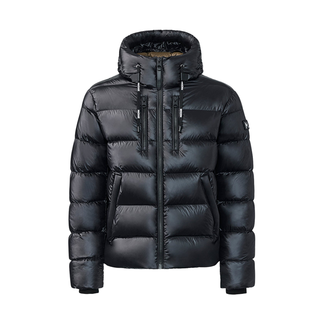 맥카지 빅터 러스트러스 라이트 다운 자켓 후드 블랙(Mackage Victor Lustrous Light Down Jacket With Hood Black)