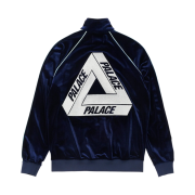 Palace x Elton John Velour Track Top Navy - 22SS