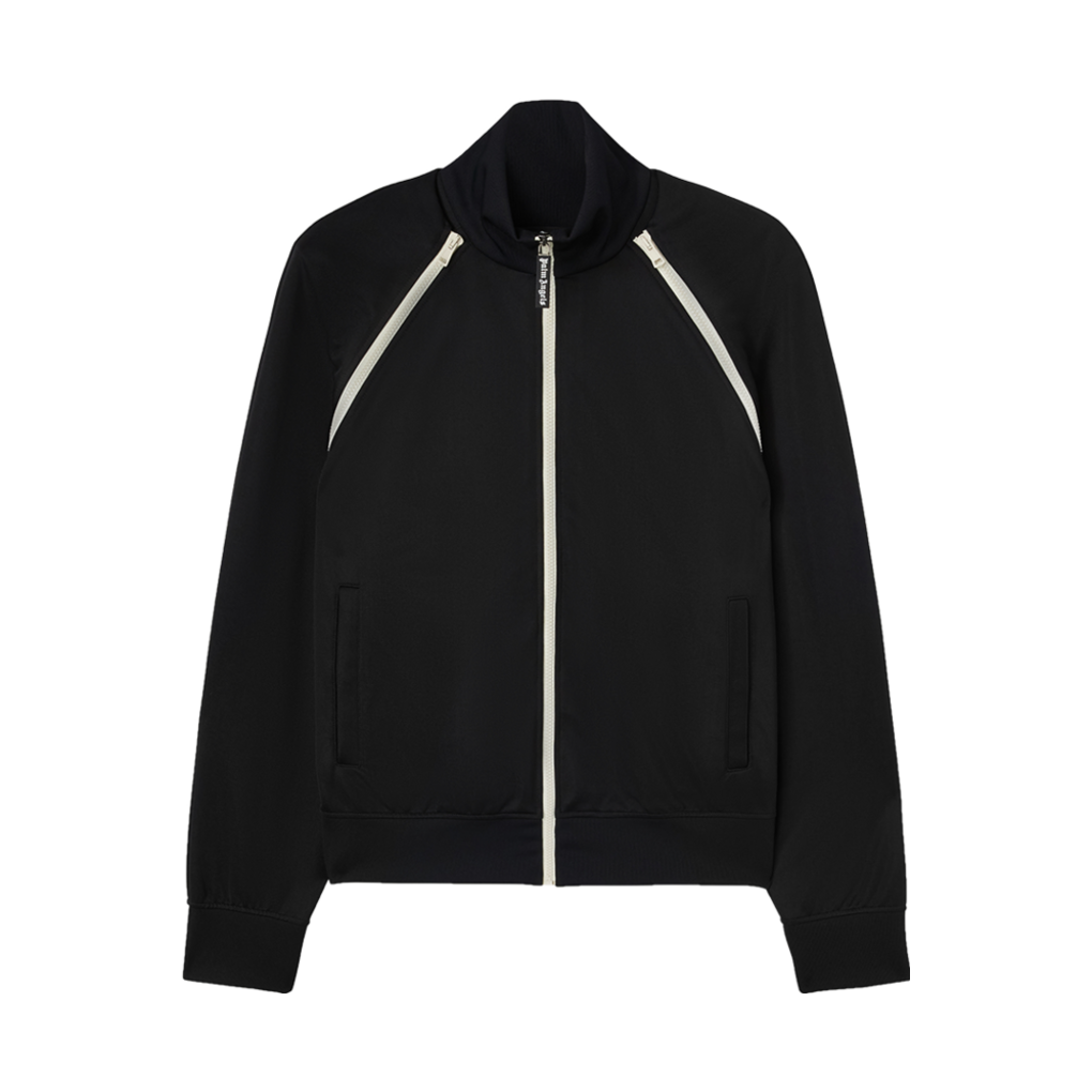 P8NMMD199 Palm Angels Vintage Track Jacket Black - Black