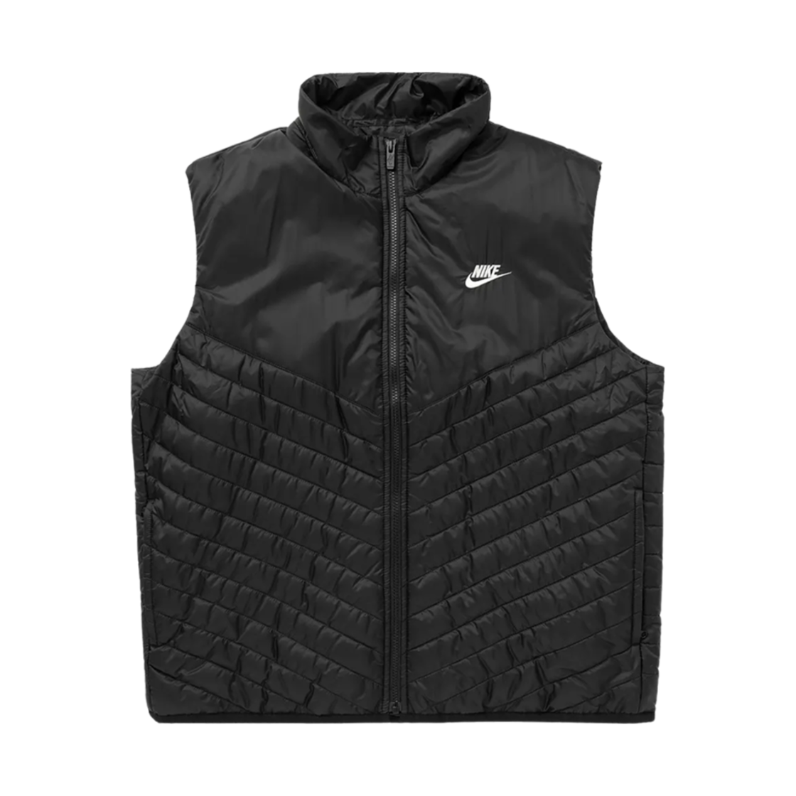 나이키 써마핏 윈드러너 퍼퍼 베스트 블랙 - 아시아(Nike Therma-Fit Windrunner Puffer Vest Black - Asia)