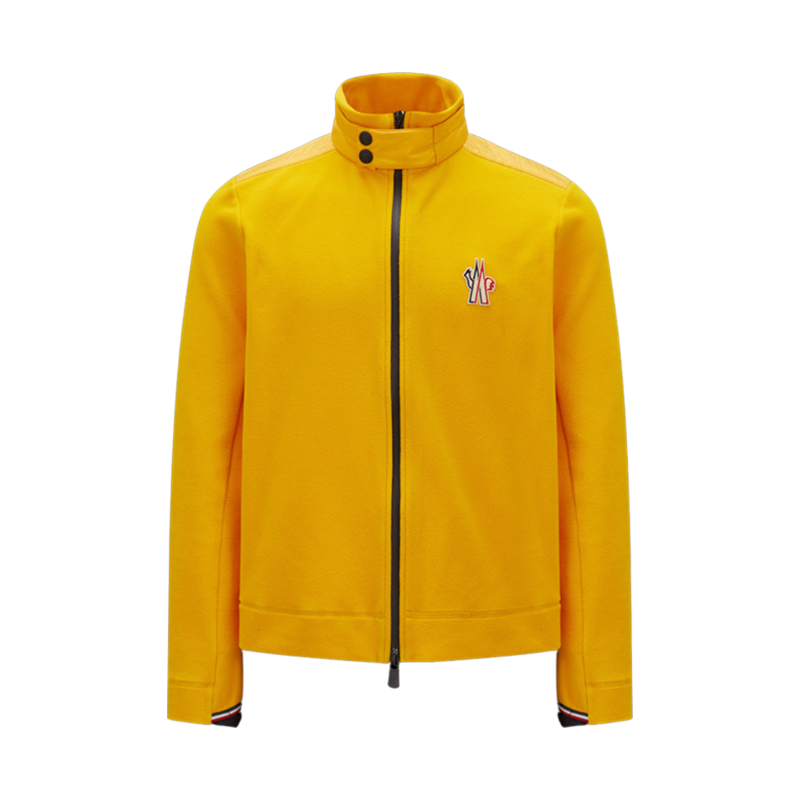 몽클레르 플리스 집업 스웨트셔츠 써니 옐로우 - 23FW(Moncler Fleece Zip-Up Sweatshirt Sunny Yellow - 23FW) - 1