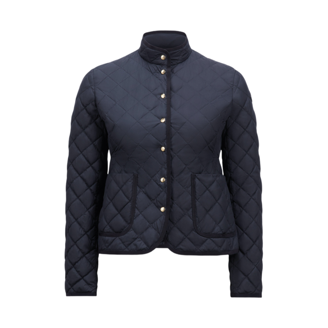 K1-093-1A00056-54AQE-779 (W) Moncler Epin Fit & Flare Short Down Jacket Navy Blue - 25SS