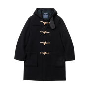 London Tradition Martin Mens Duffle Coat Black BW A41