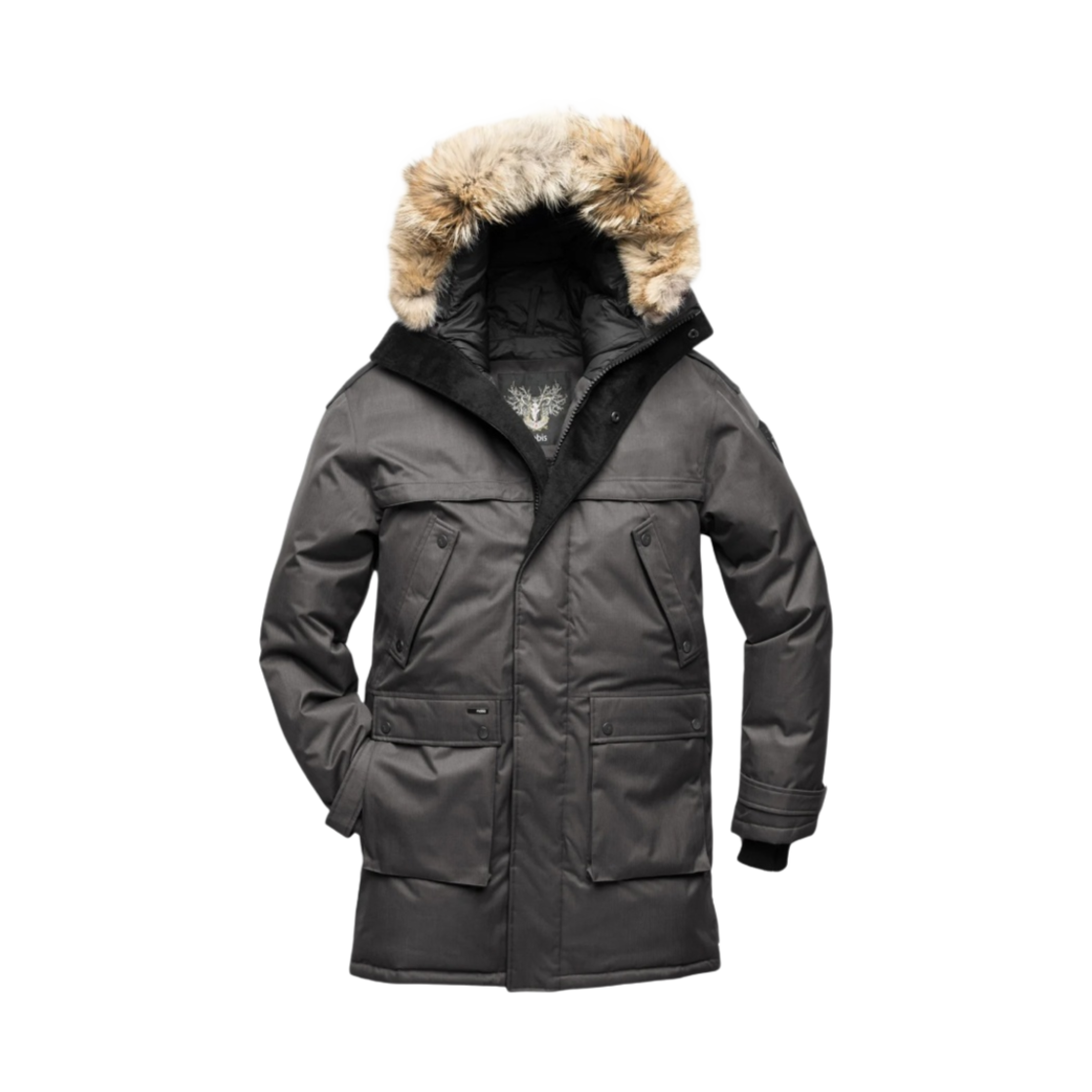 노비스 야테시 롱 파카 CH 스틸 그레이