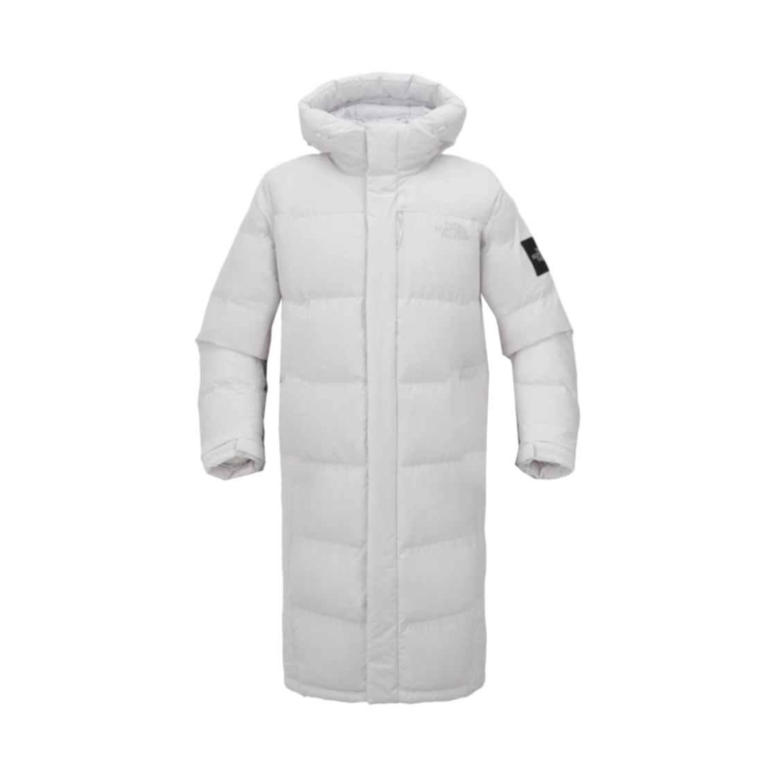 NC1DP51K The North Face White Label Go Free Down Coat Ice Gray