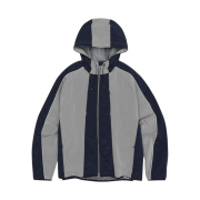 Thevinylhouse Two Color Nylon Jacket Navy