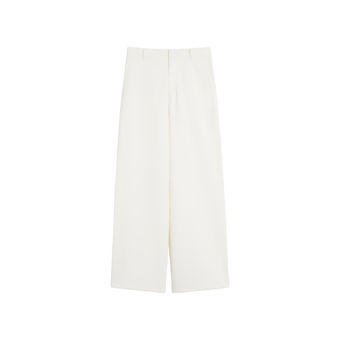 MERLOT-001 (W) S Max Mara Merlot Cotton Pants White