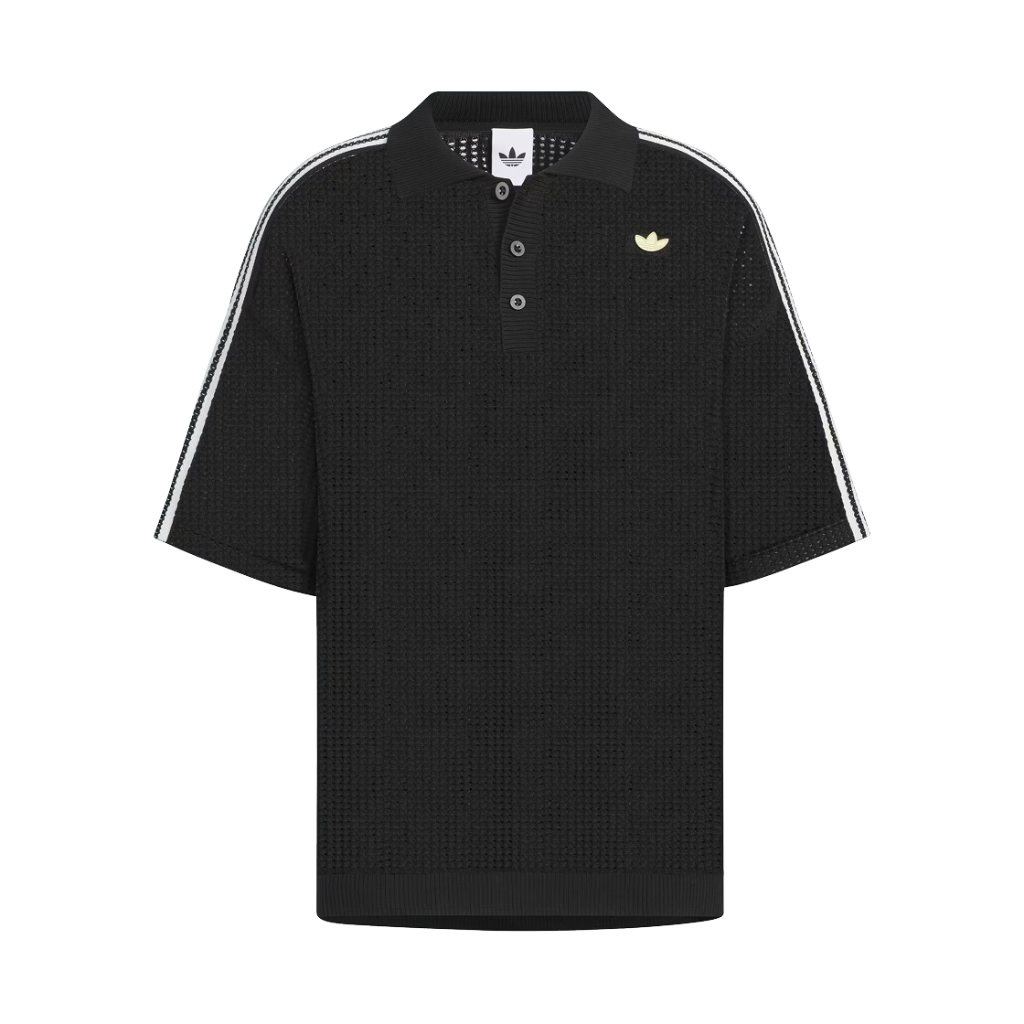 KE5815 Adidas Resort Polo Shirt Black - KR Sizing