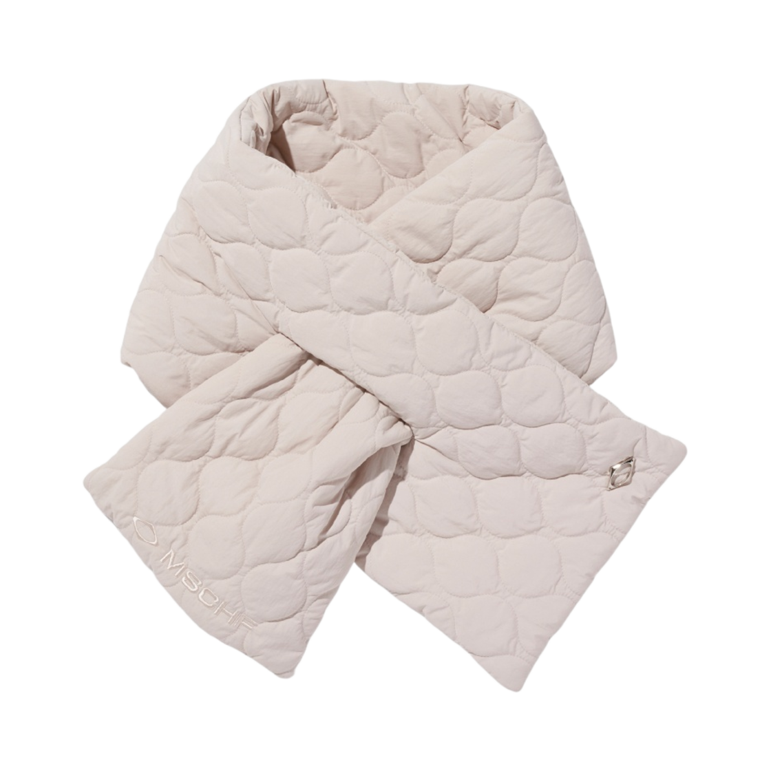 - (W) Mischief Quilted Neck Warmer Ivory