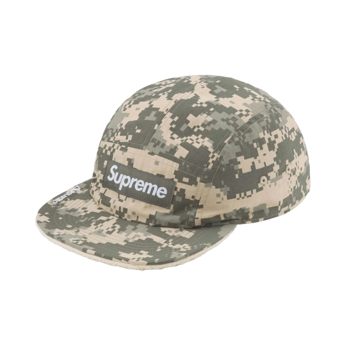 슈프림 폴라텍 셔링 리버시블 캠프캡 디지 카모 - 23FW