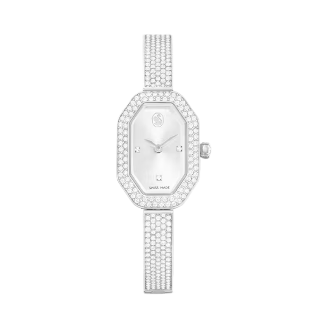 (W) 스와로브스키 덱스테라 뱅글 워치 실버((W) Swarovski Dextera Bangle Watch Silver)