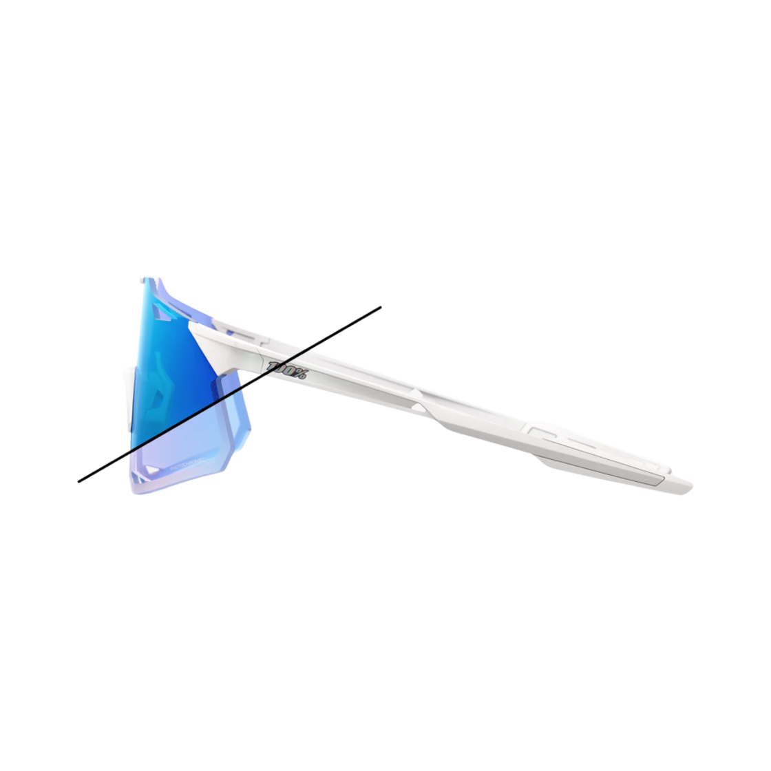 100퍼센트 하이퍼크래프트 LE 바스티유 블루 미러 포토크로믹 렌즈(100% Hypercraft LE Bastille Blue Mirror Photochromic Lens) - 3