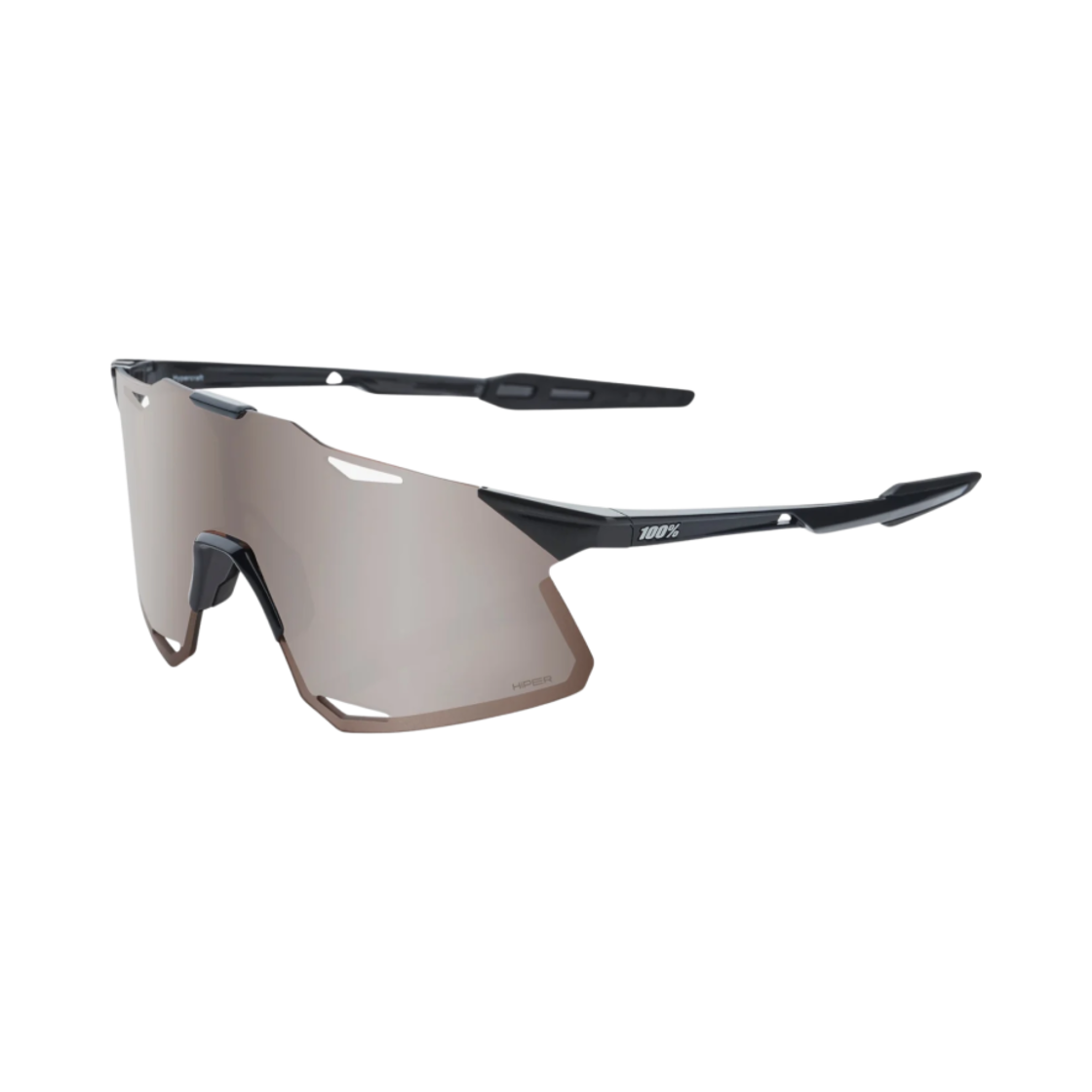 100퍼센트 하이퍼크래프트 글로스 블랙 하이퍼 실버 미러 렌즈(100% Hypercraft Gloss Black Hiper Silver Mirror Lens) - 2
