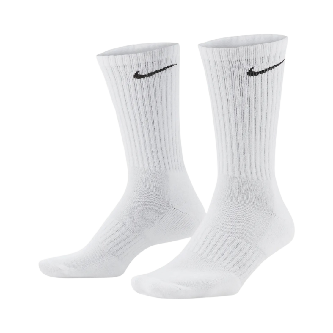 SX7664-100 Nike Everyday Cushioned Training Crew Socks White (3 Pack/Korean Ver.)