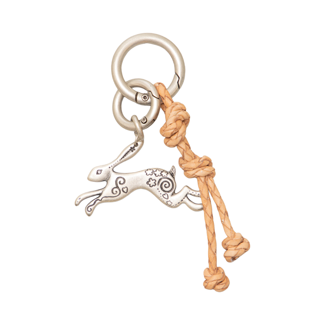 TBH52ABMK002SV TOWTOW.ARCHIVE Moon Rabbit Keyring Silver